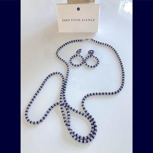 Saks Fifth Avenue Necklace and Earrings